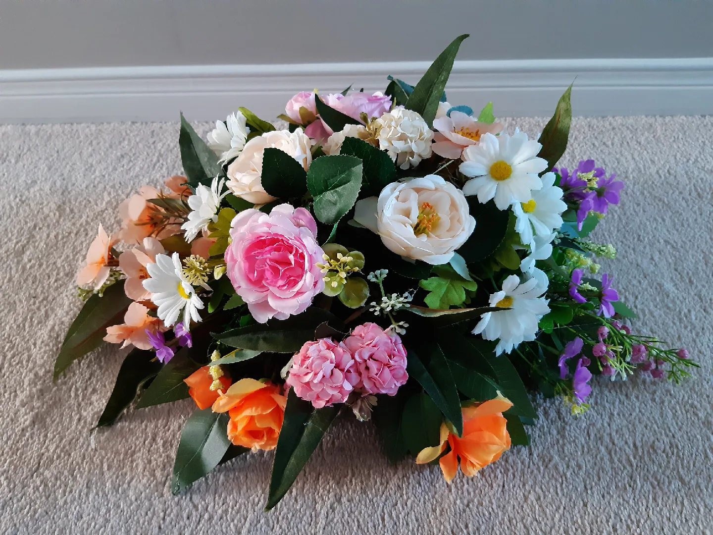 Artificial Floral Arrangement -Grave/Tombstone🧡 image indicator(7)