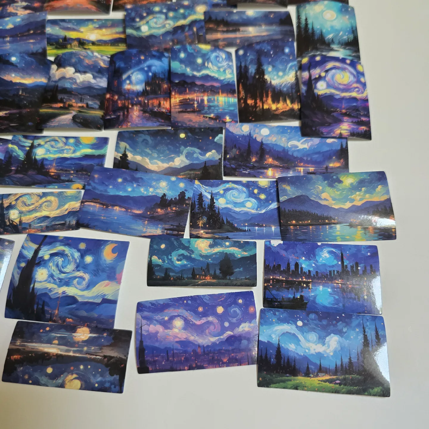 Lot of Van Gogh Inspired Paintings Vinyl Stickers image indicator(5)