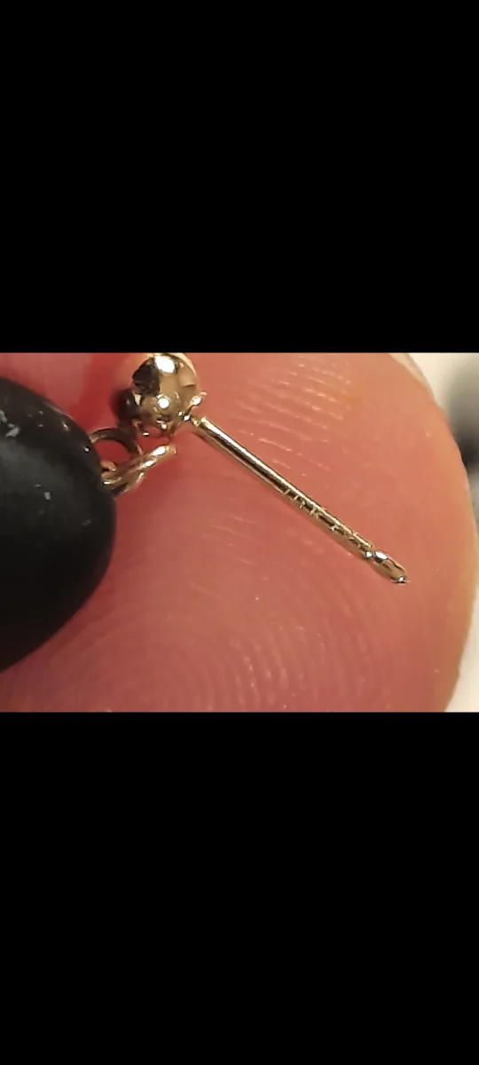 14K Gold Necklace and Earring Set image indicator(4)