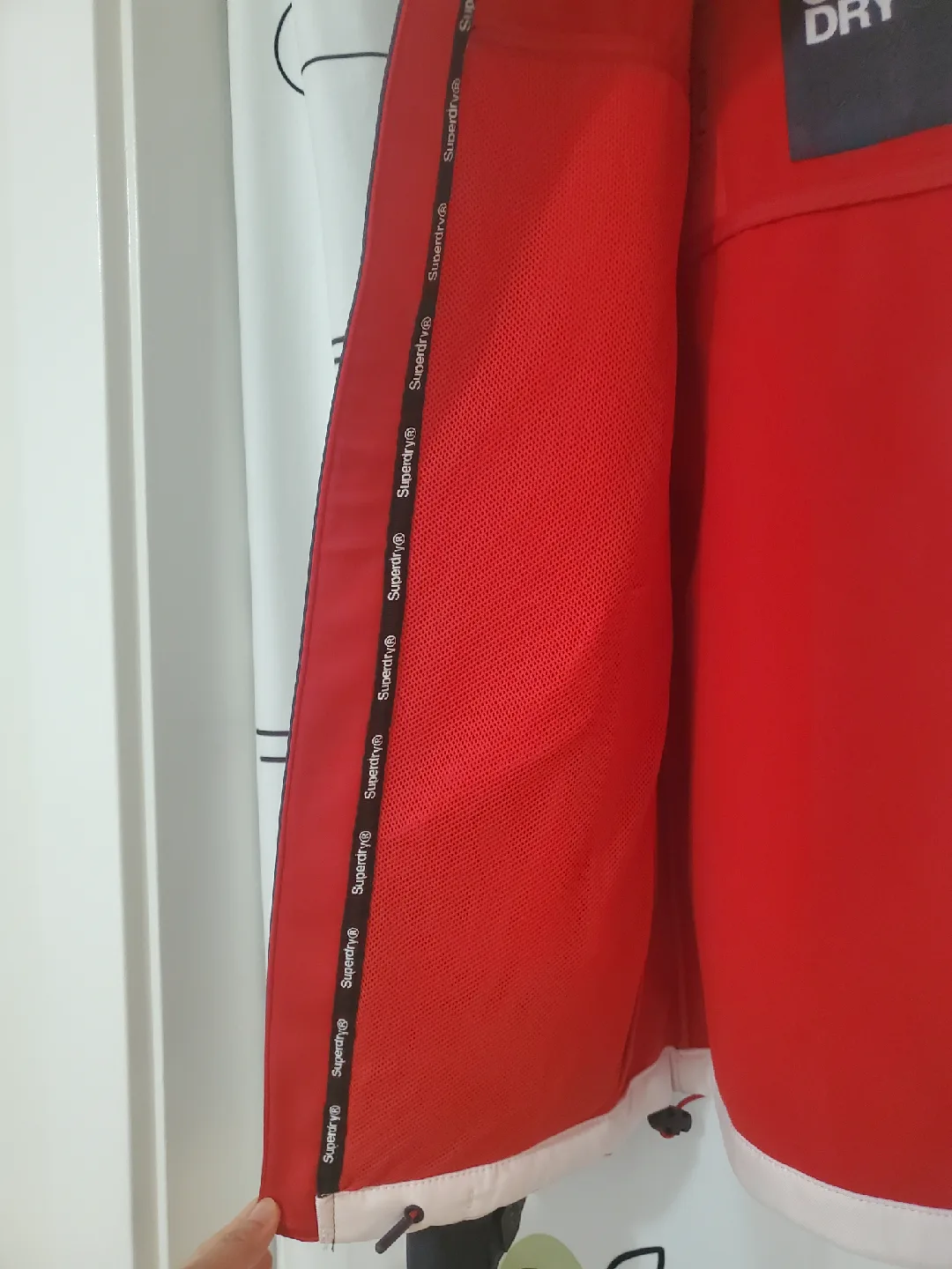 Authentic Superdry Jacket - White, Navy, and Red image indicator(7)