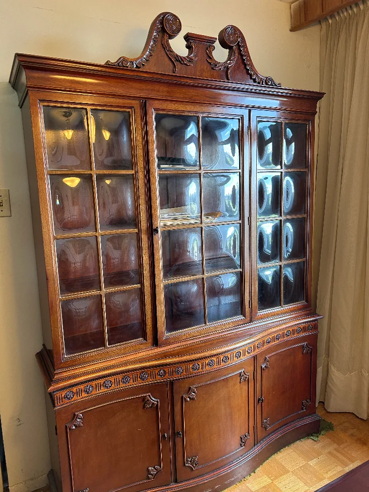 Antique Dining Set & Display Cabinet image indicator(3)