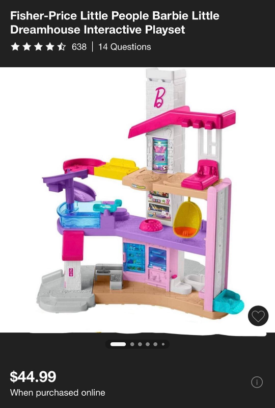 Fisher-Price Little People Barbie Dreamhouse Playset - photo 3