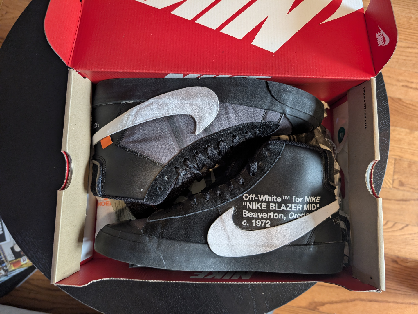 Nike x Off-White Blazer Mid Black US 10