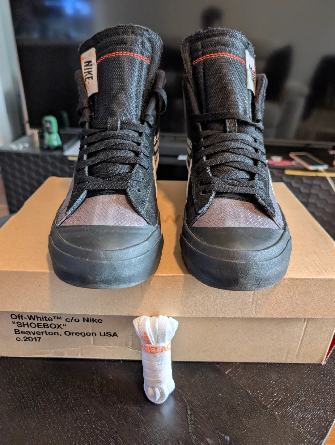 Nike x Off-White Blazer Mid Black US 10 image indicator(7)