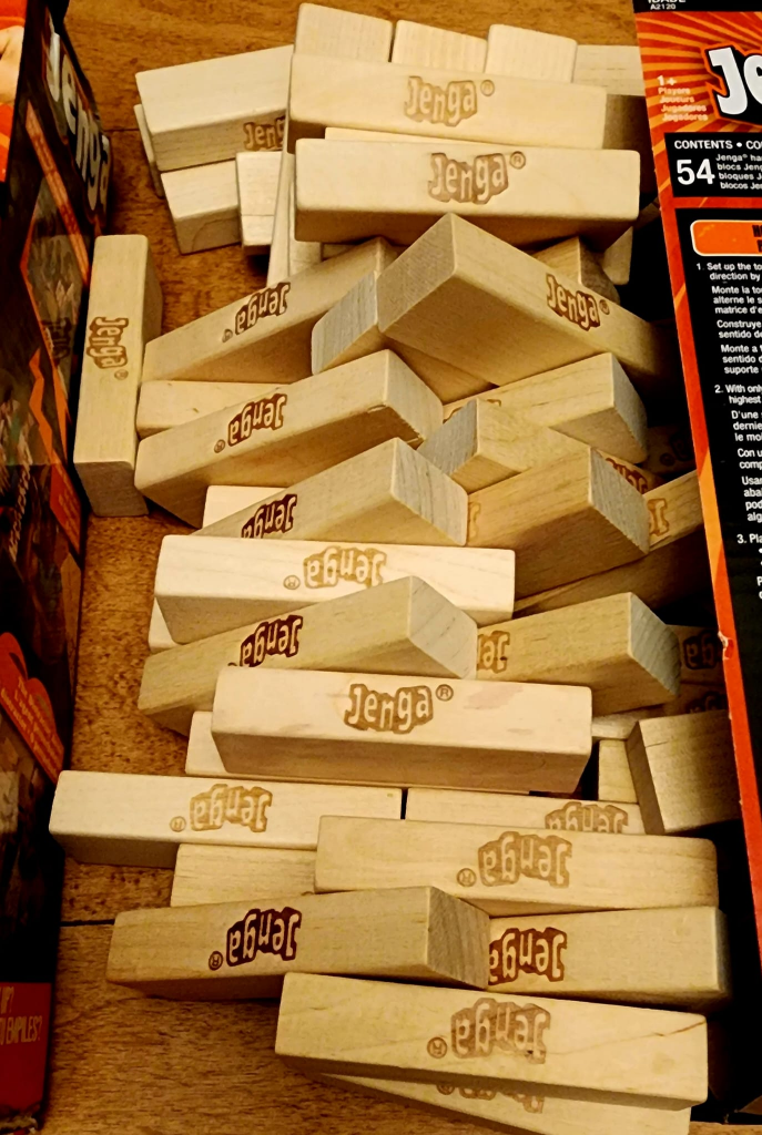 Jenga Game with 54 Wooden Blocks - photo 2