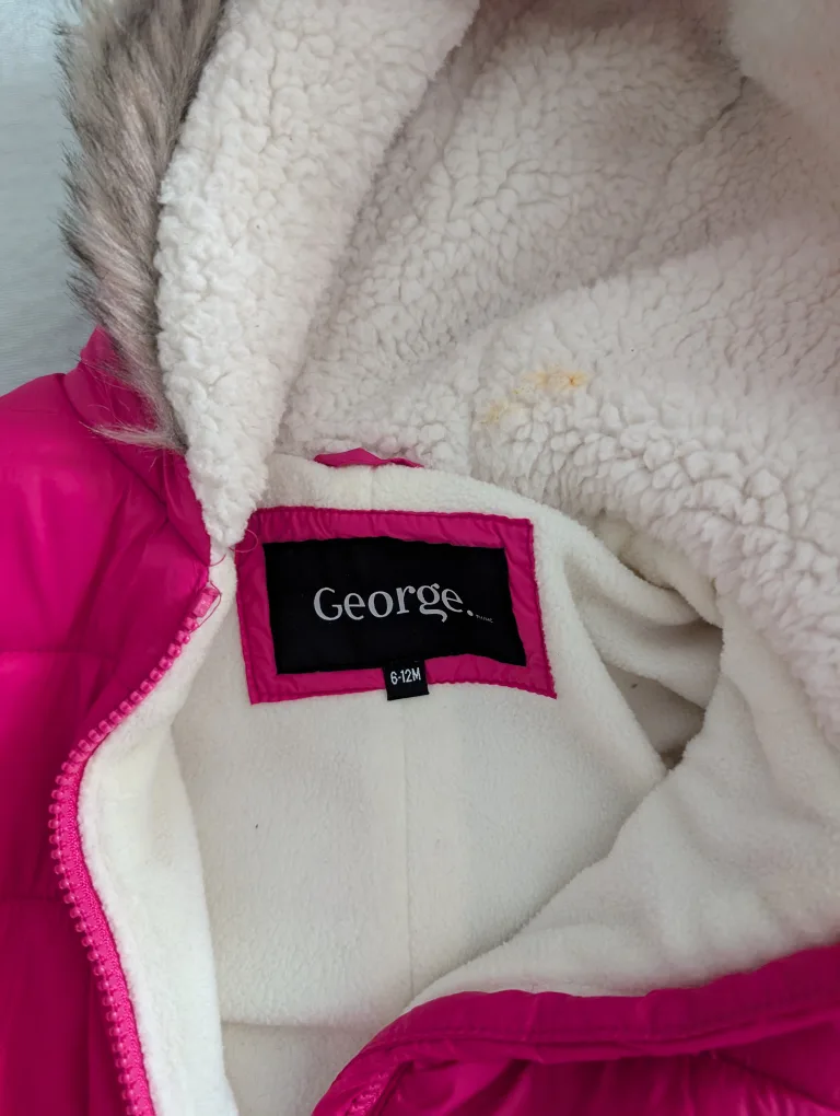 George 6-12M Pink Snowsuit image indicator(2)