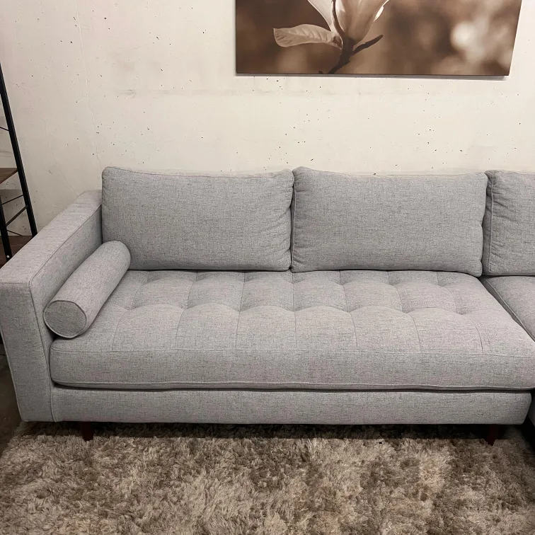 Article sven sectional.  fabric L shaped sofa couch. image indicator(7)