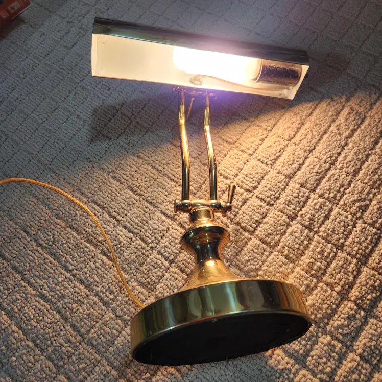 Brass Banker's Desk Lamp piano etc image indicator(2)