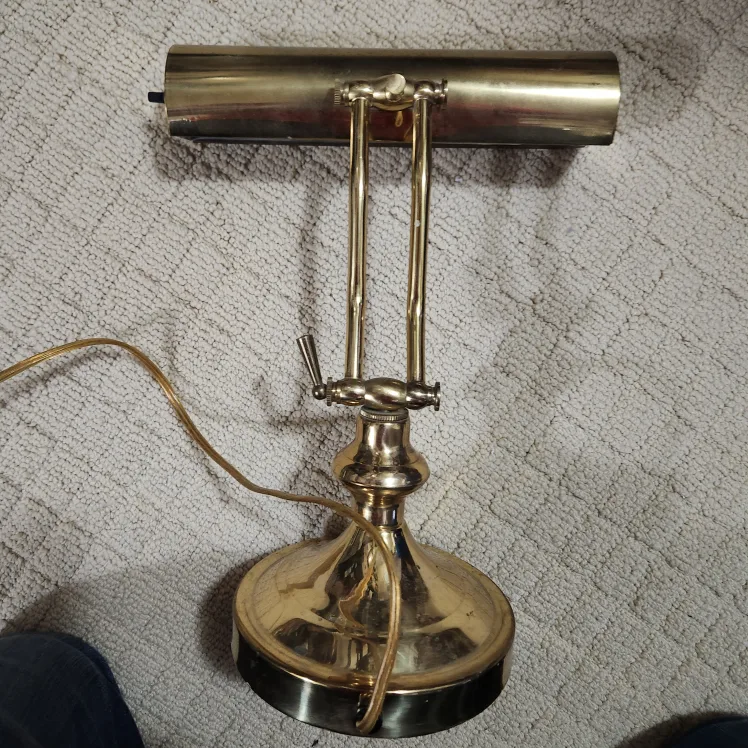 Brass Banker's Desk Lamp piano etc image indicator(4)