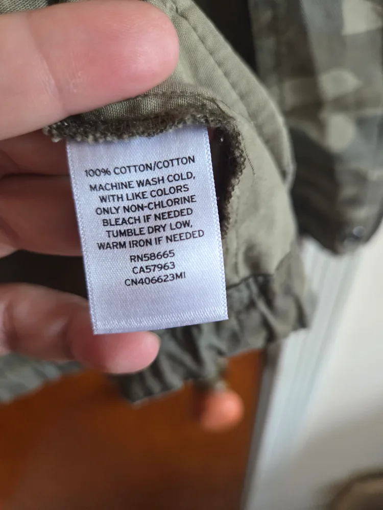 Caslon Camo Print Hooded Jacket - Size XS image indicator(4)