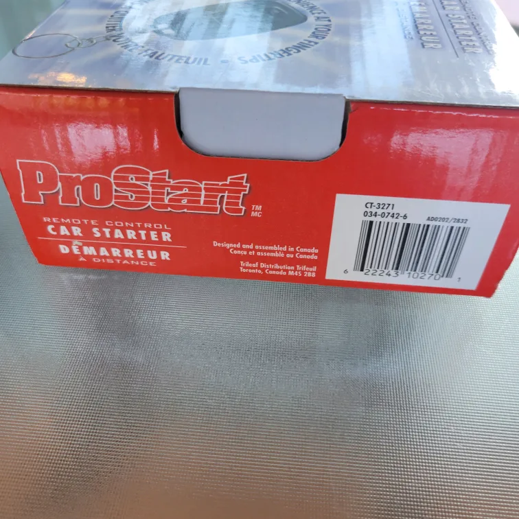 ProStart Remote Car Starter - New in Box image indicator(2)