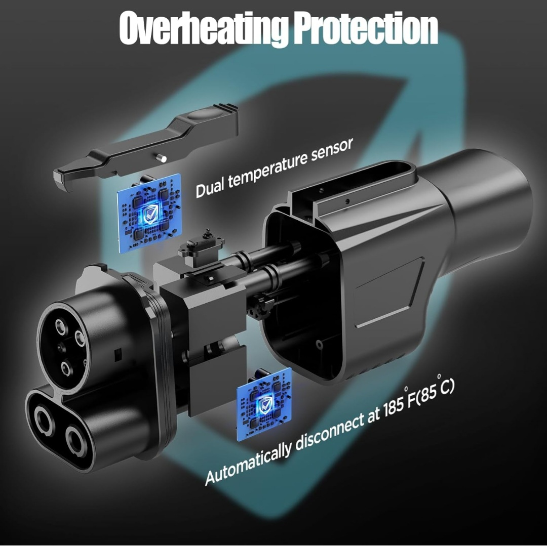 NACS to CCS1 CHARGING ADAPTER for TESLA, FORD, GM, VOLVO - photo 2