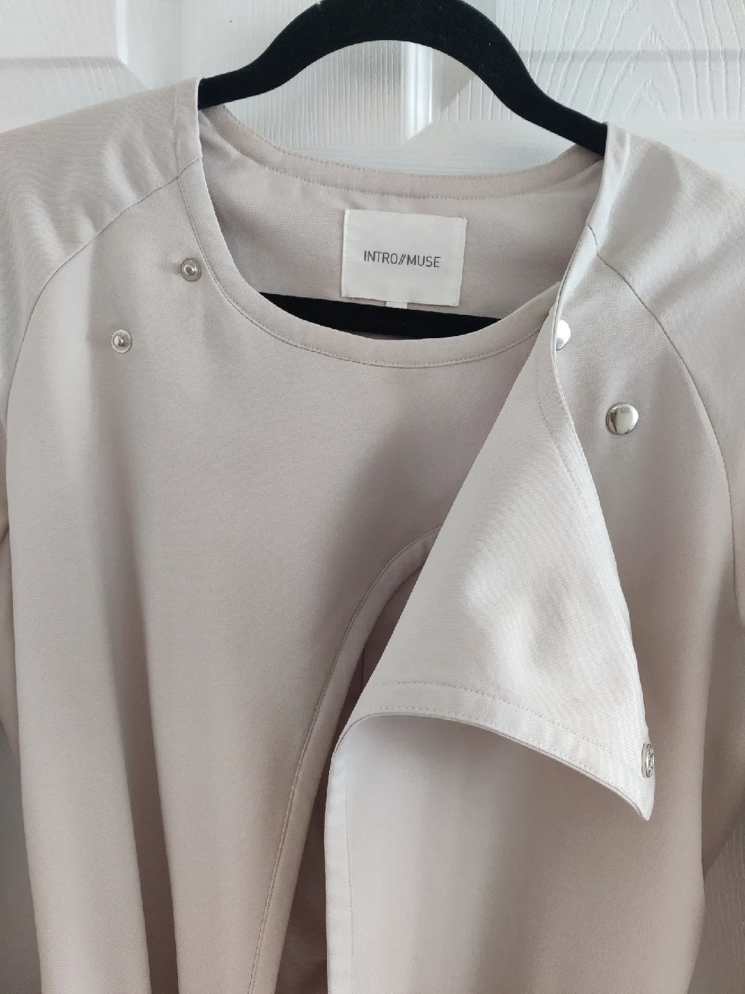 INTRO/MUSE Beige Trench Coat image indicator(3)