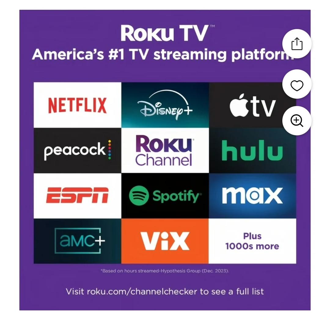 Hisense 70" inch 4K LED Roku Smart TV  HDR Ultra HD R6 - photo 4