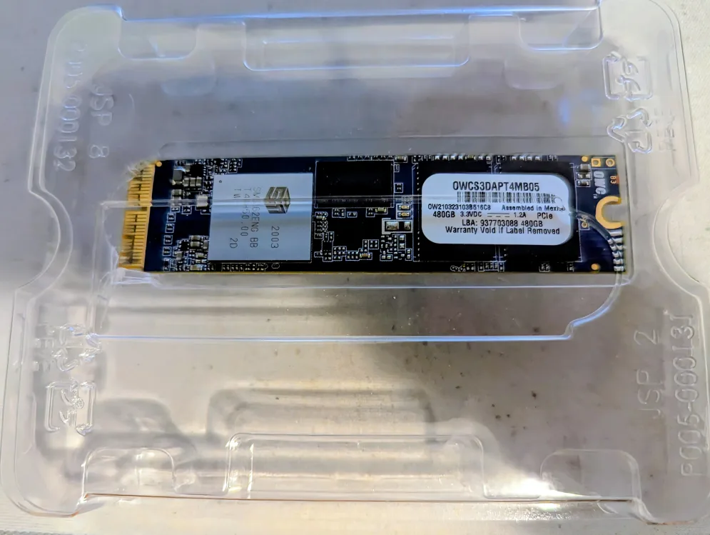 480 GB OSW Aura X2 Gen4 NVME MacBook Air flash ssd