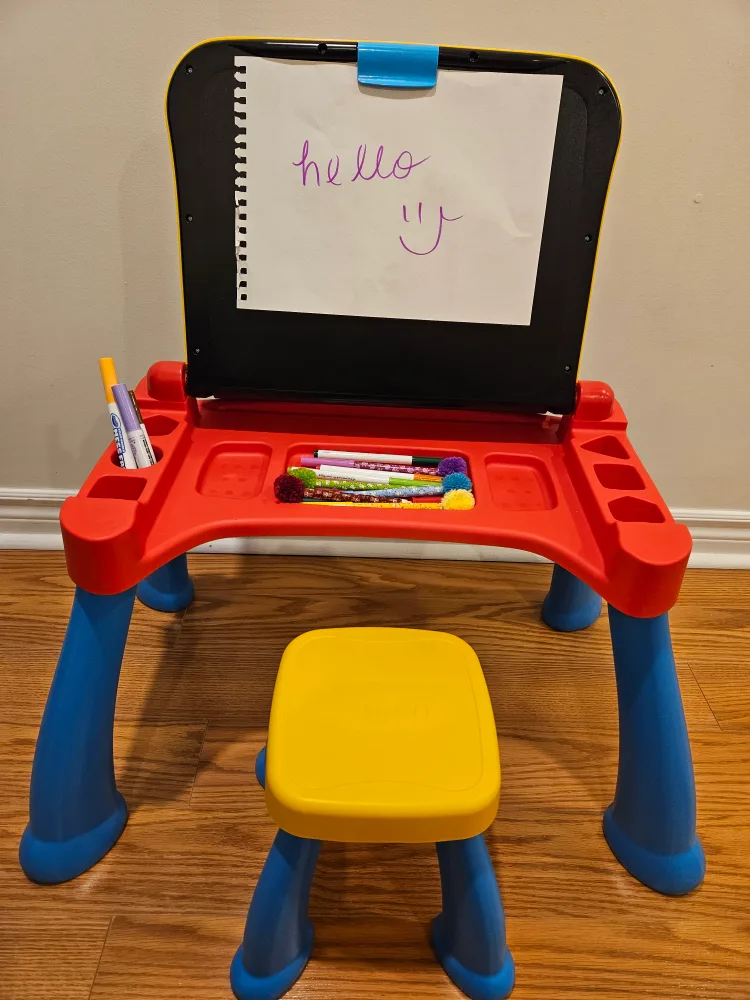 VTech Ready, Set, Learn Desk with Chair image indicator(3)