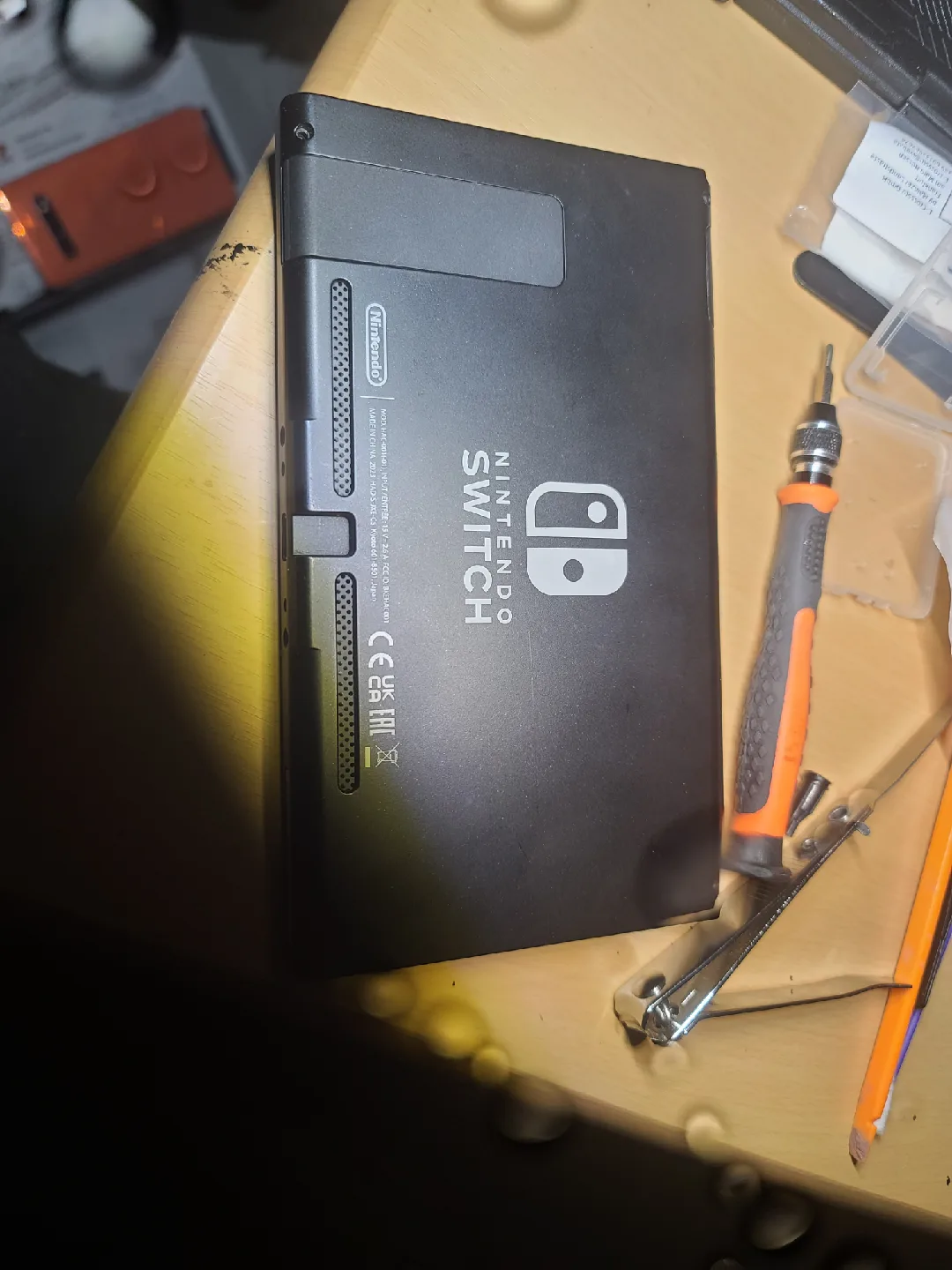 nintendo switch Instalación / installation magic magia image indicator(3)