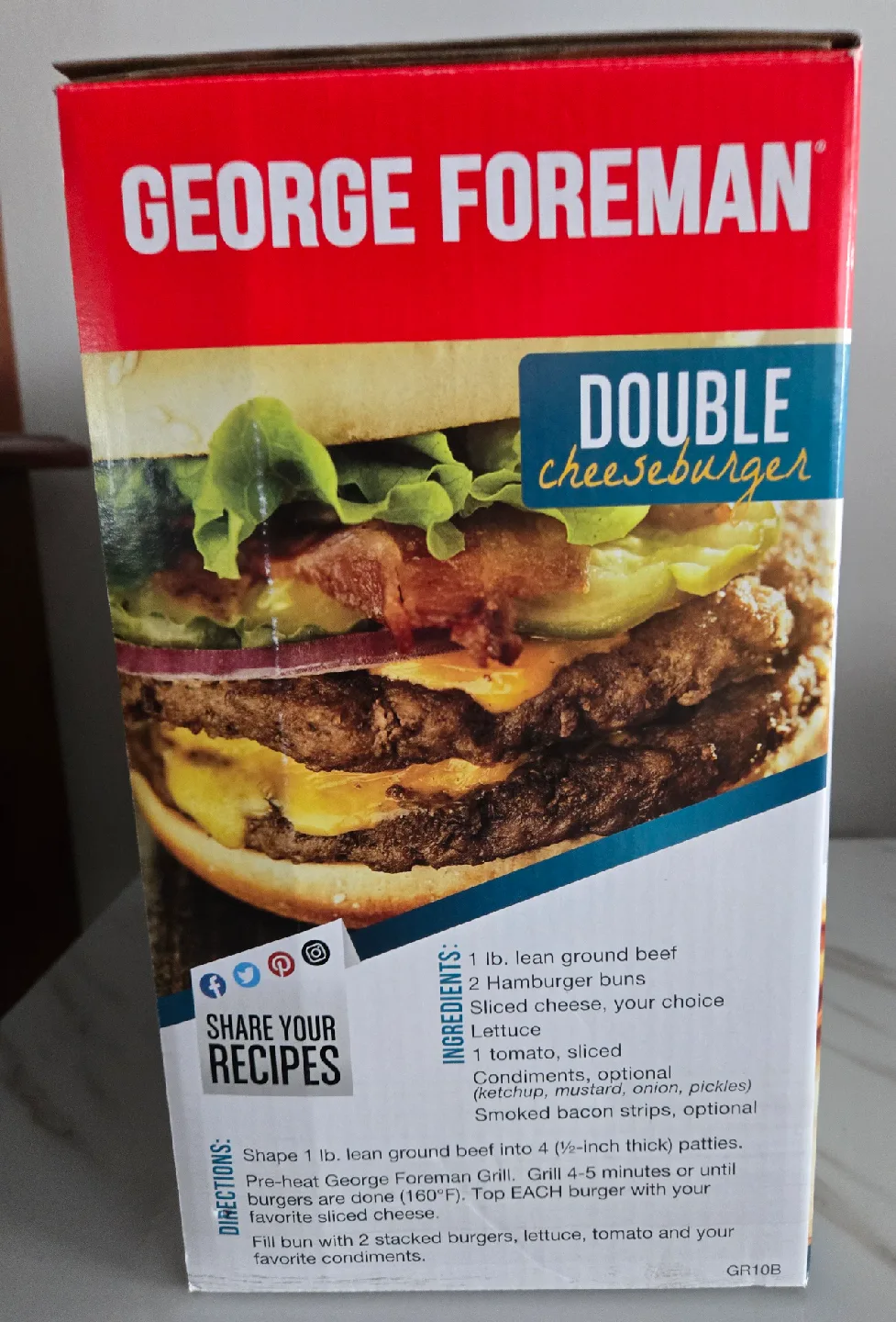 George Foreman 2-Serving Grill - Brand New! image indicator(2)