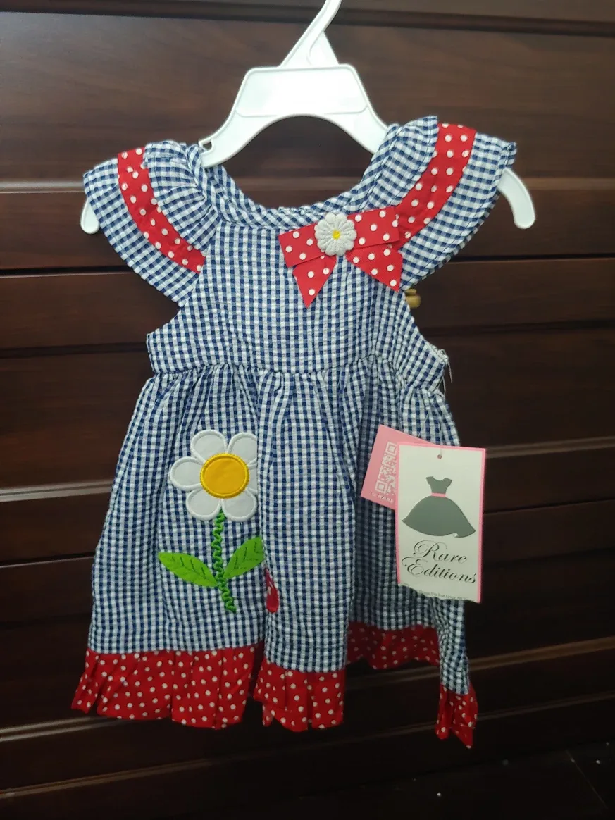Rare Editions Gingham Dress - New thumbnail
