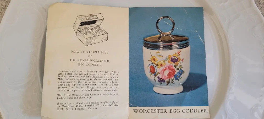Egg Coddler Royal Worcester image indicator(7)