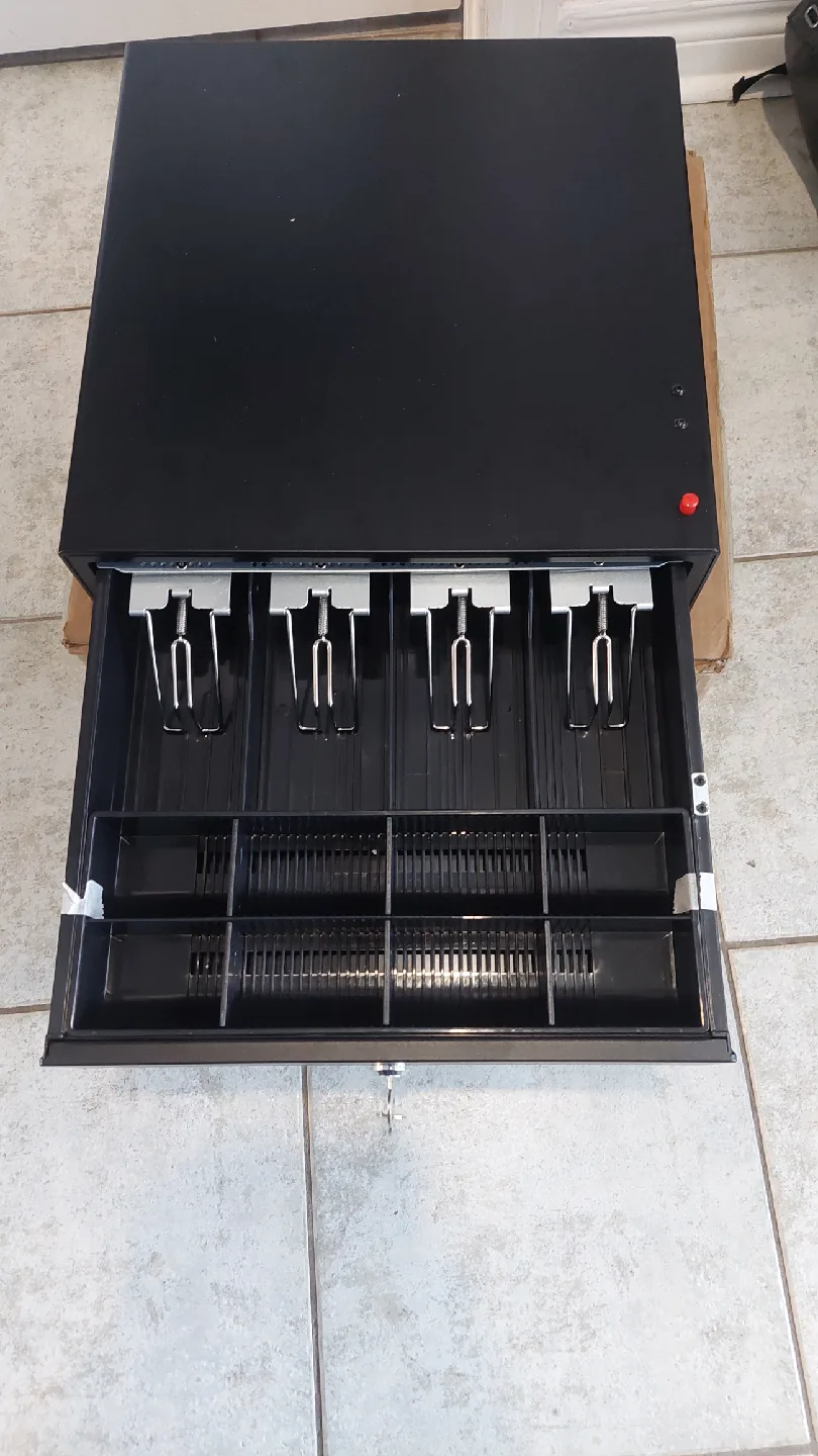 Black Cash Drawer with Key thumbnail