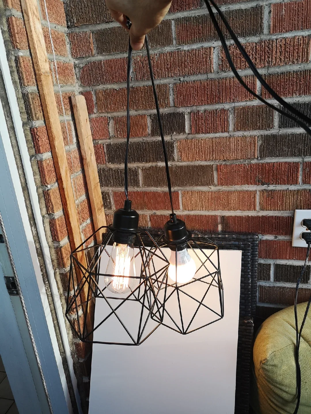 Black Geometric Pendant Lights - Set of 2 image indicator(3)