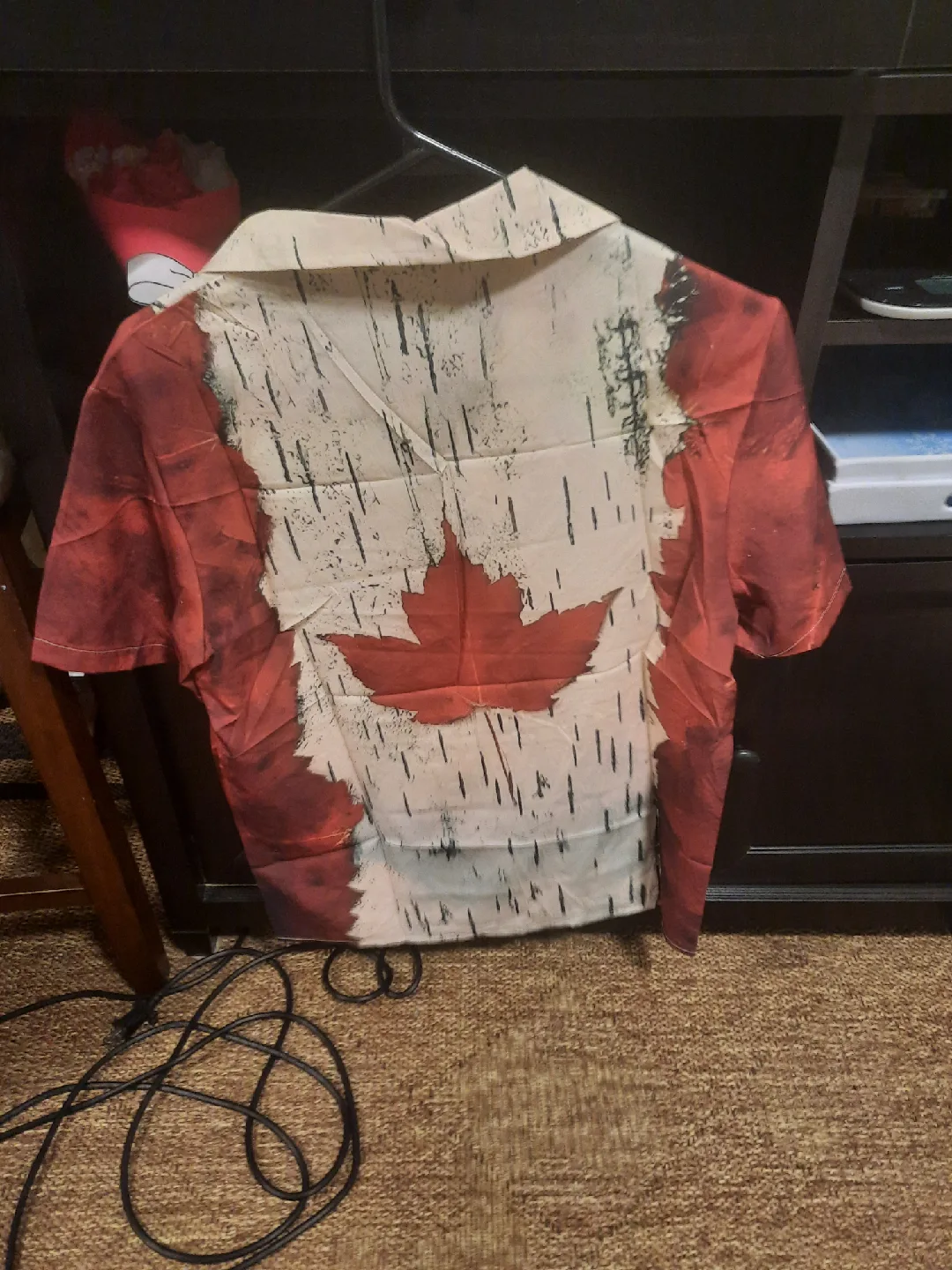 Canadian Flag Button-Up Shirt image indicator(2)
