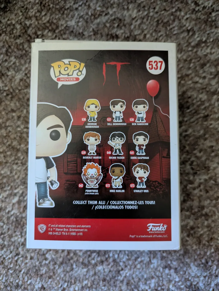 Funko Pop! Movies IT - Bill Denbrough #537 image indicator(3)