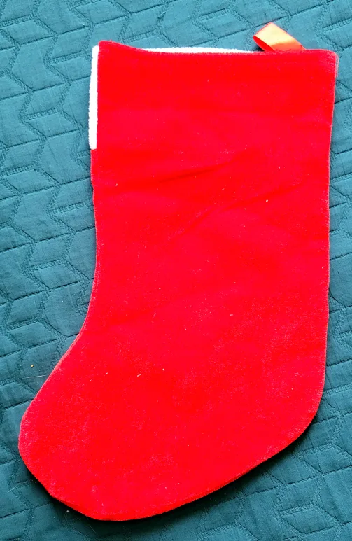Black Cat Lives Matter Red Christmas Stocking image indicator(2)