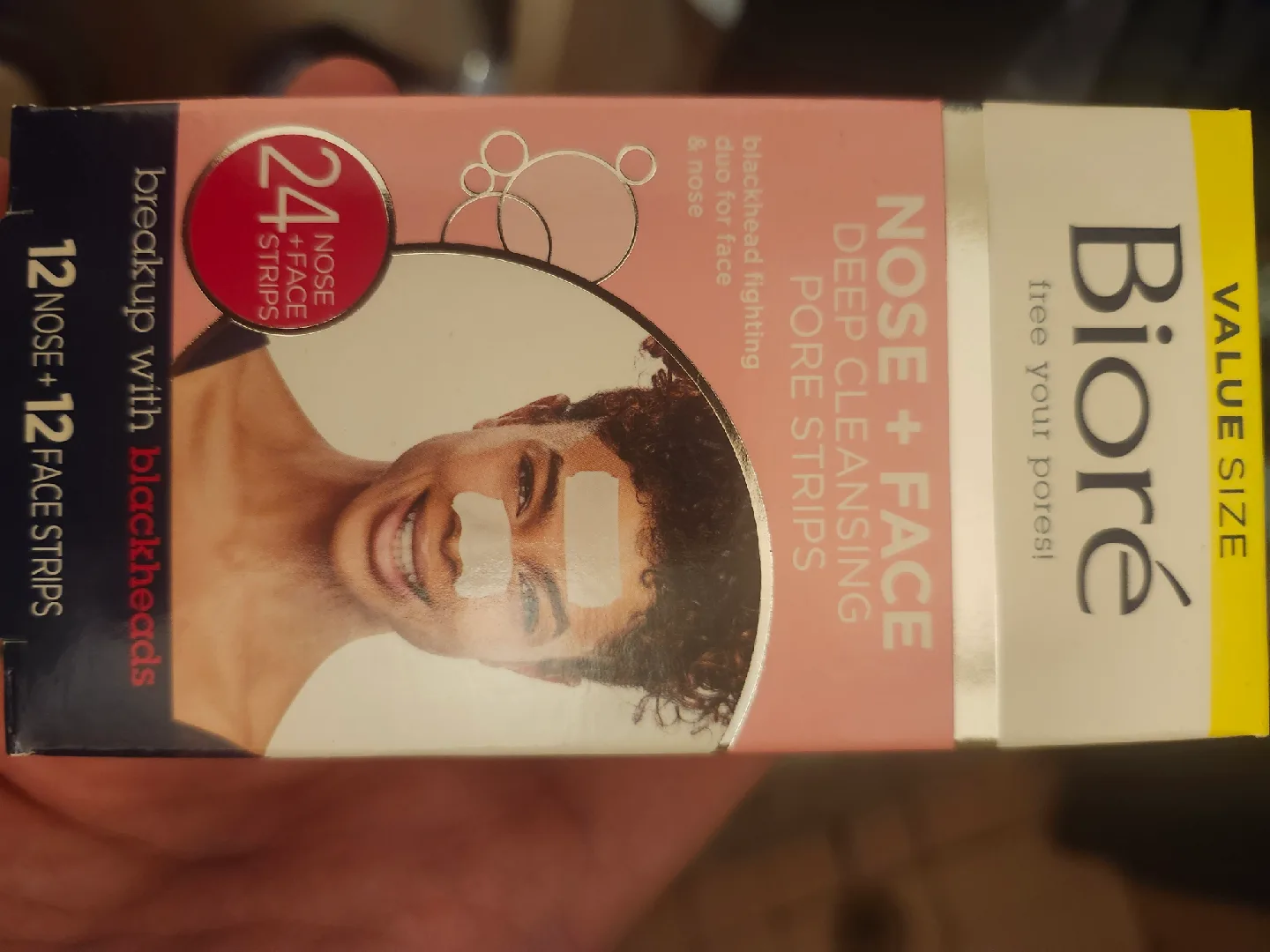 Biore Nose + Face Deep Cleansing Pore Strips - 24 Count thumbnail