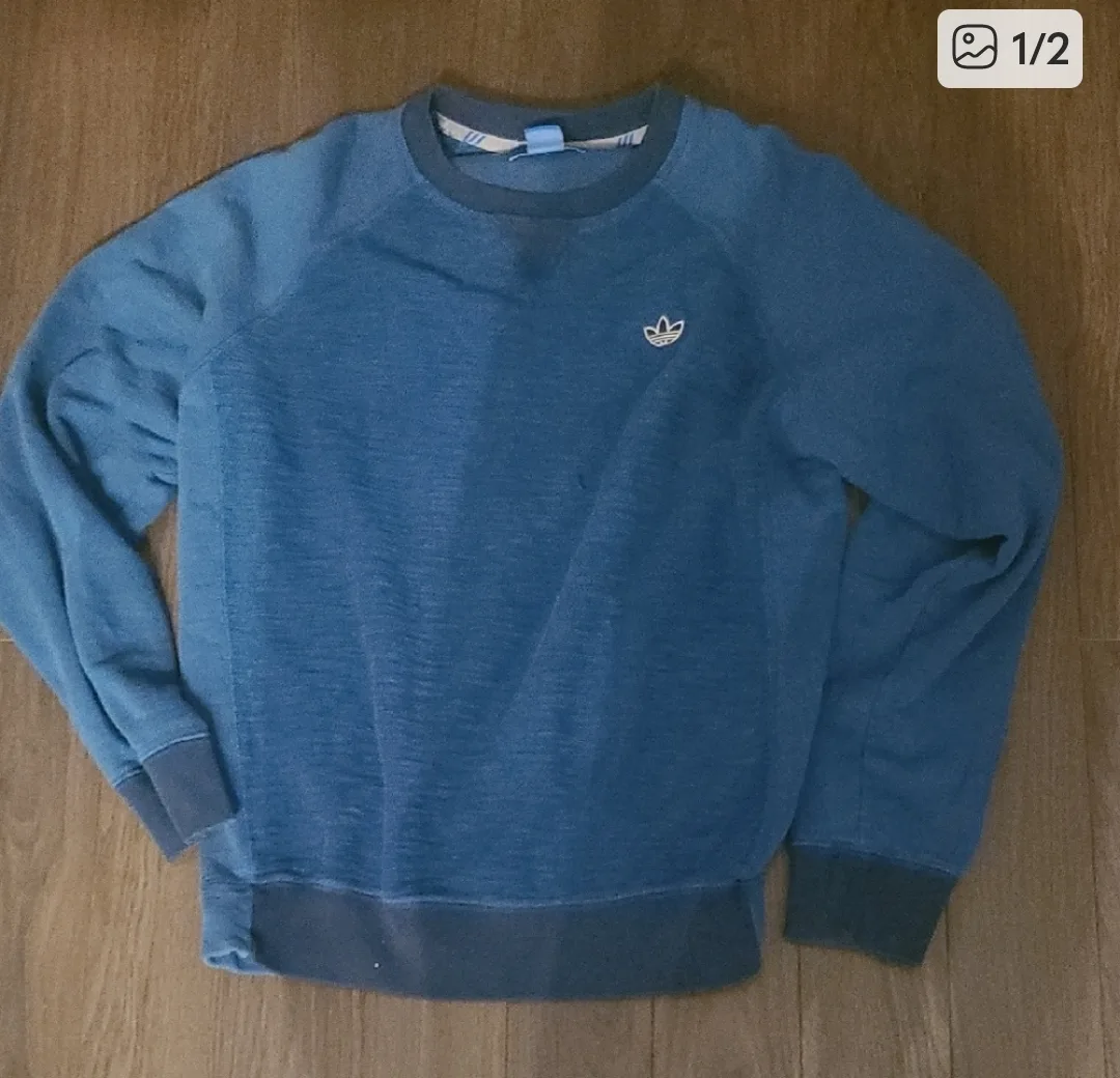 Adidas Blue Sweatshirt thumbnail