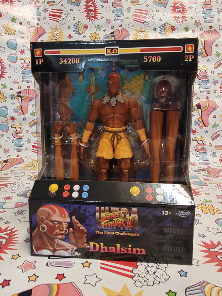 Street Fighter II Dhalsim & Ken Action Figures