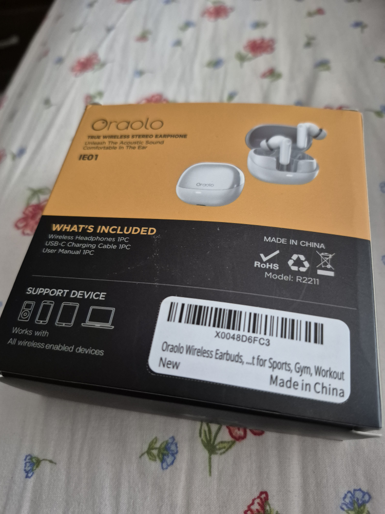 New Oraolo IE01 White Wireless Earbuds - photo 4