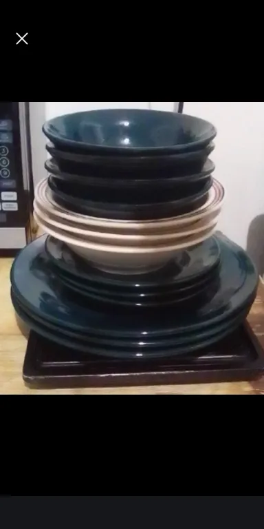 13 Set of Mixed Dinnerware & Vintage Tea Set image indicator(2)