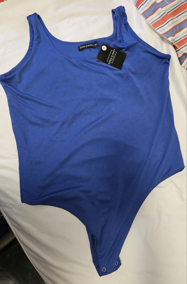 Maria & Mary Blue Bodysuit - 3X - photo 3