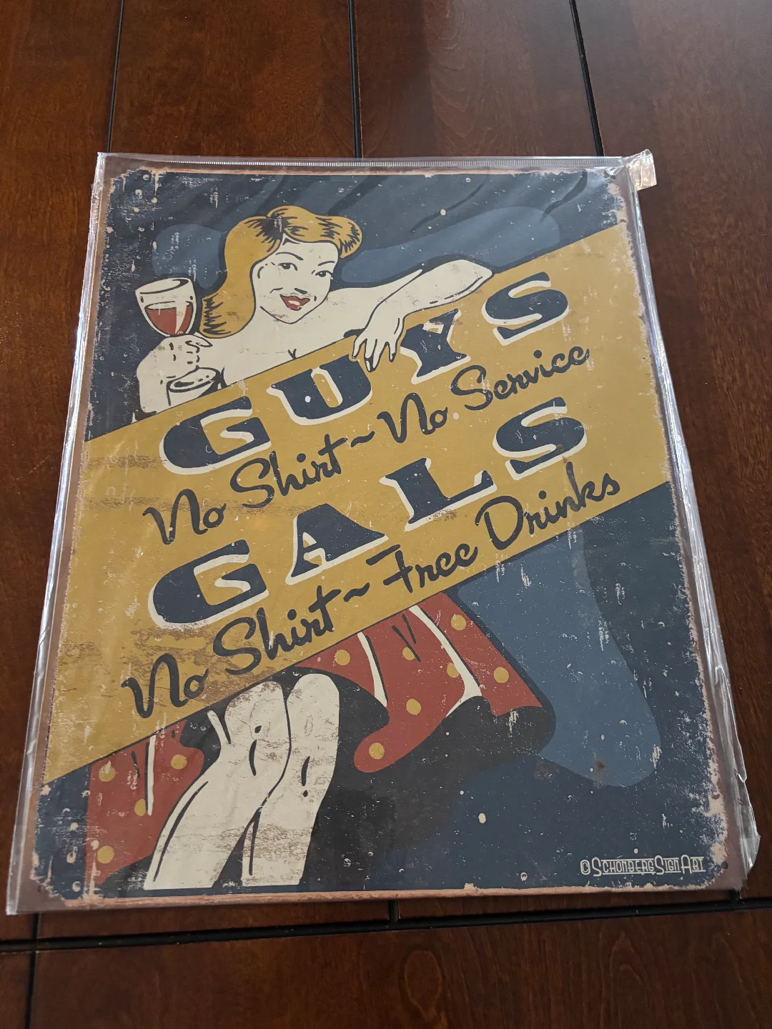 Guys & Gals No Shirt Sign Art thumbnail