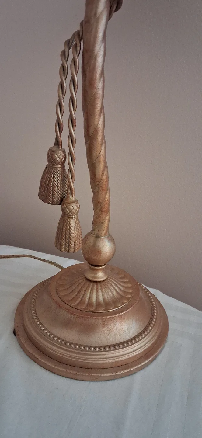Vintage Style Brass Table Lamp image indicator(4)
