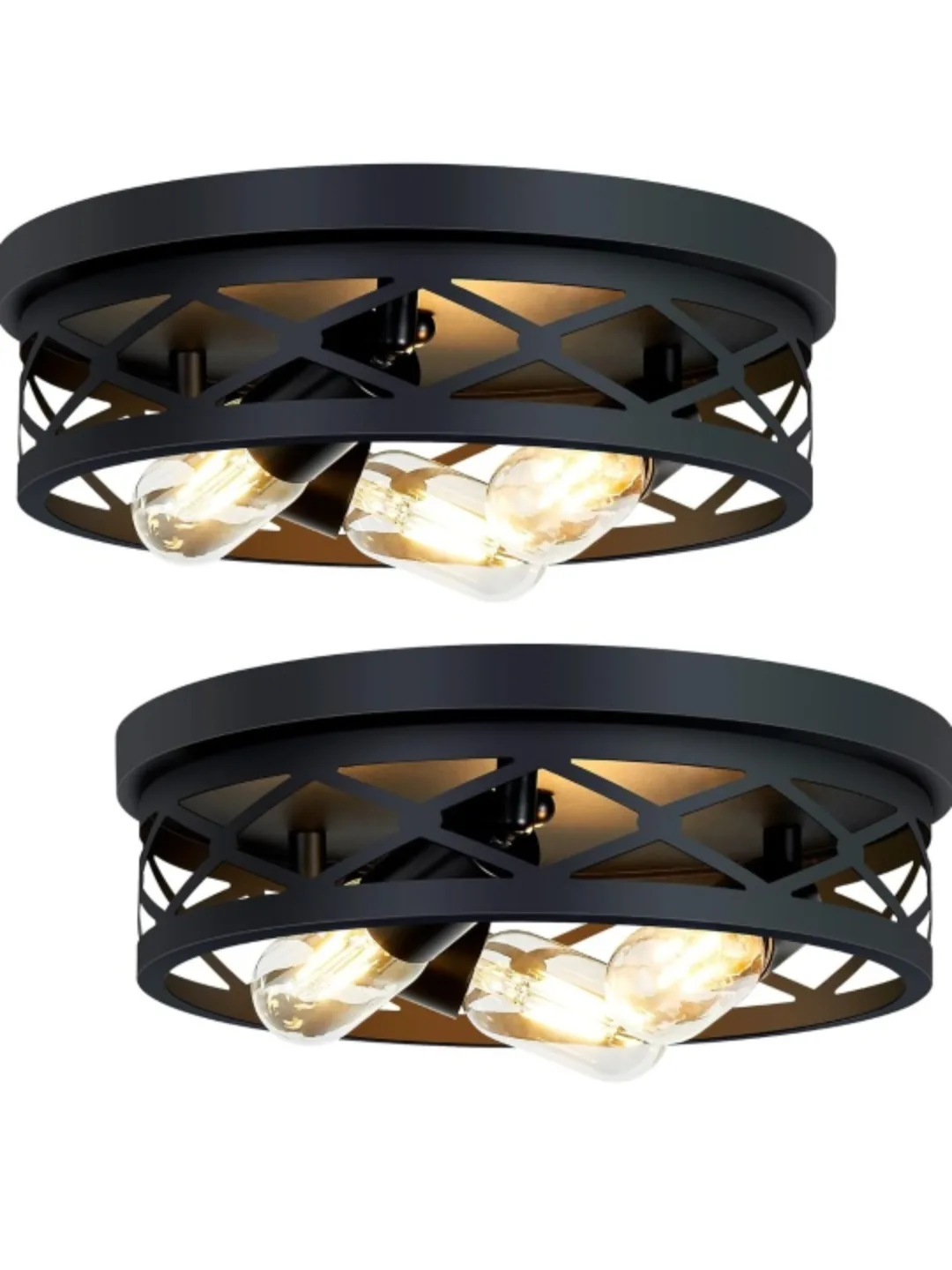 2 Pack Flush Mount Ceiling Light for Kitchen Entry thumbnail