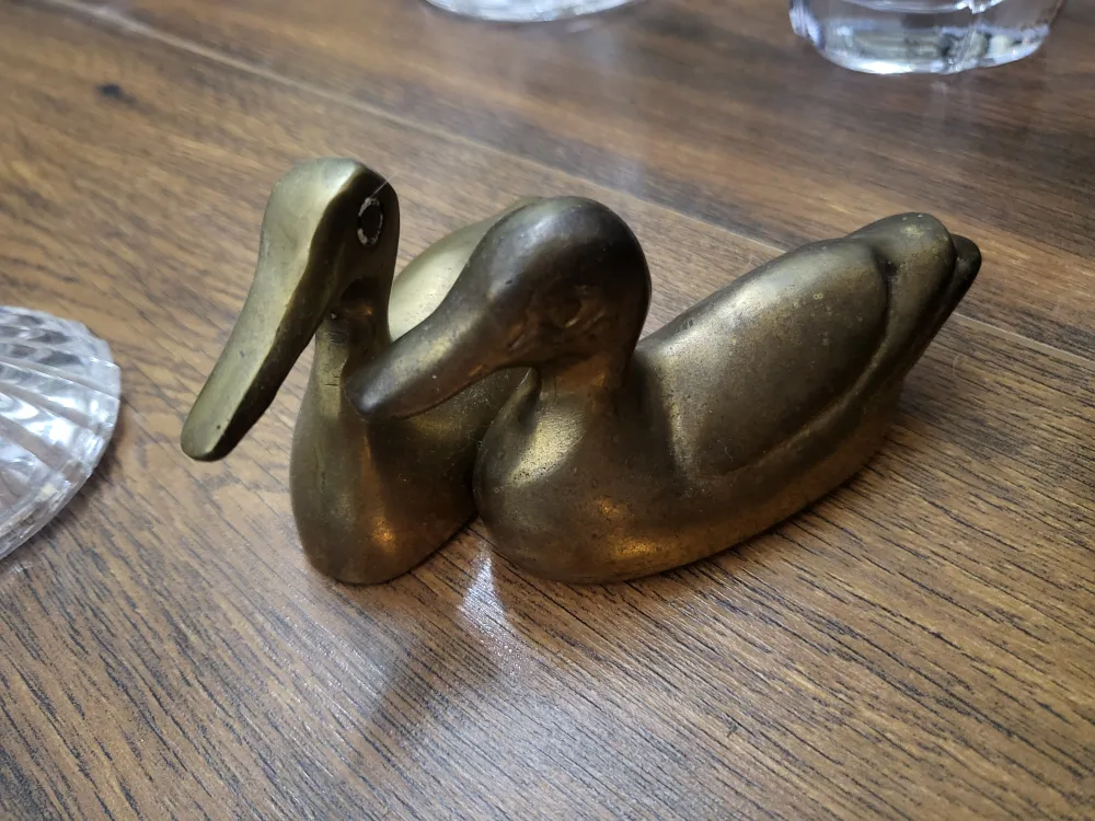 Collectable dishes, jewelry boxes, candle holders, brass birds image indicator(6)