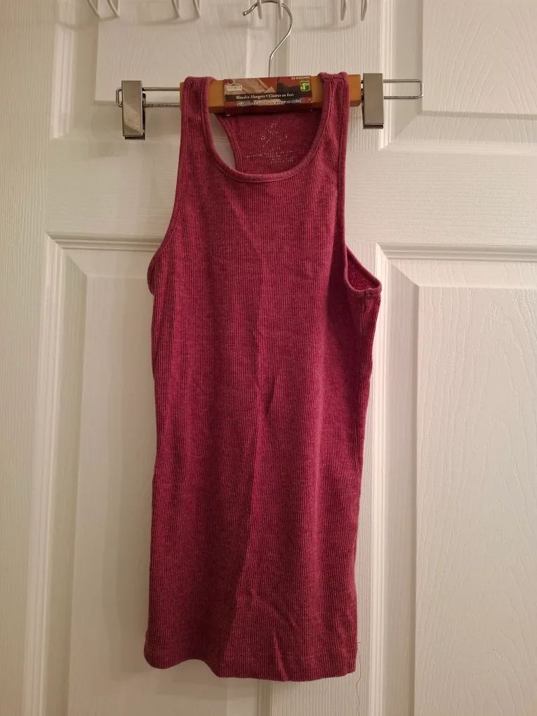 Atmosphere Burgundy Tank Top thumbnail