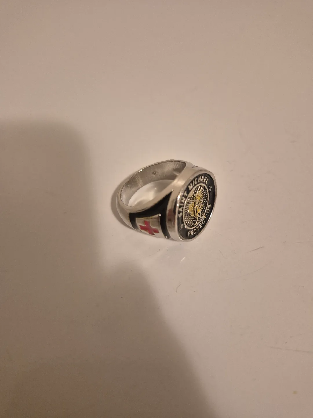 Saint Michael Protect Us Ring image indicator(2)