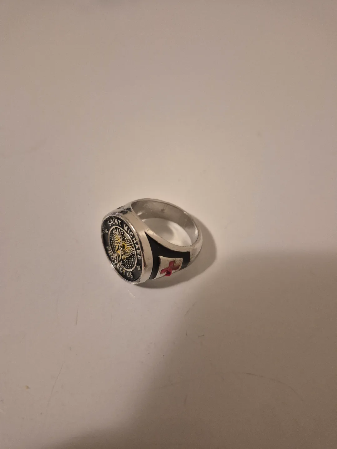 Saint Michael Protect Us Ring image indicator(4)