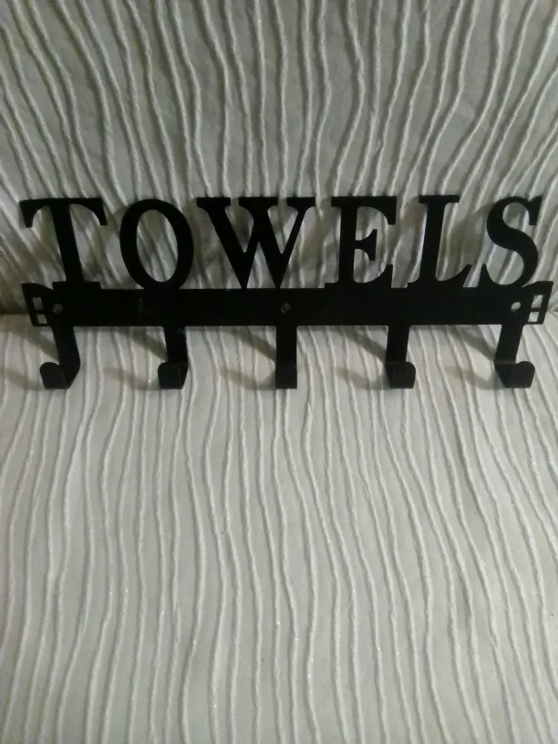 Towel Holder with Hooks thumbnail