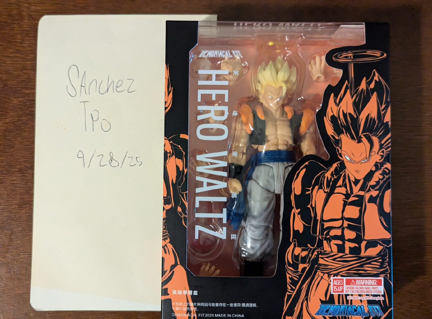 Demonical Fit Hero Waltz Figure. Dragon Ball z Sh figuarts