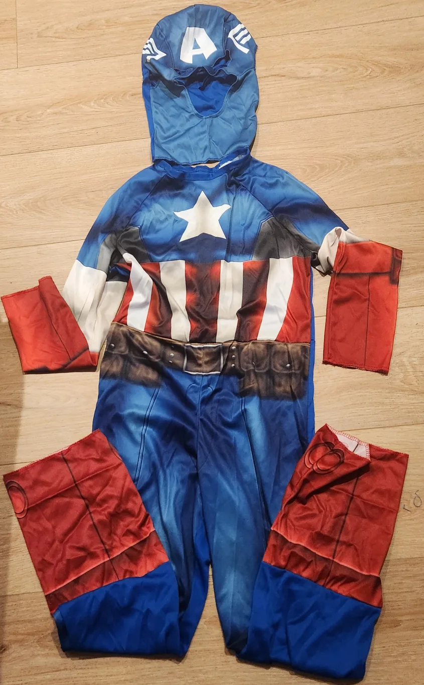Marvel Captain America Costume - Child Medium (8-10) image indicator(2)