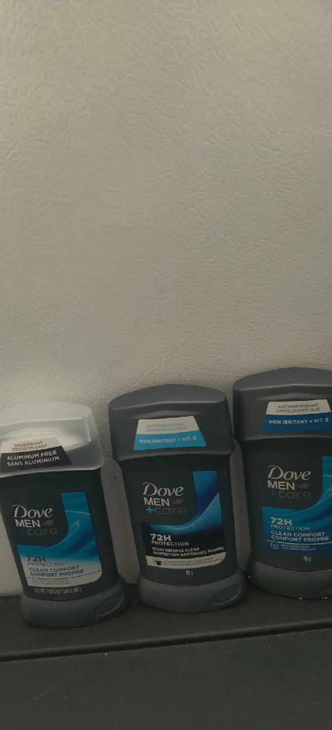 Dove Men+Care Clean Comfort Antiperspirant Deodorantx3 thumbnail