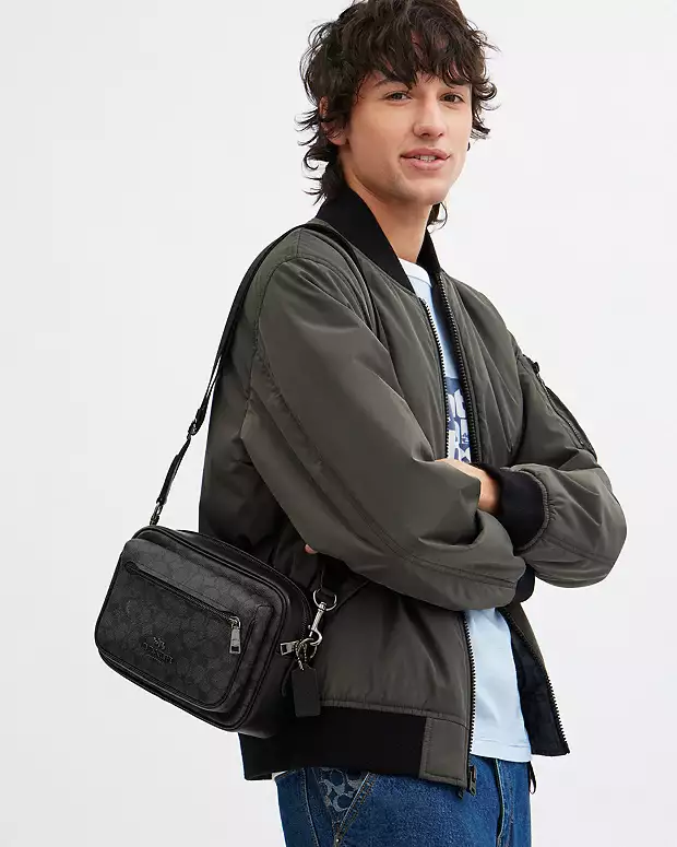 Coach Men's Charter Crossbody 24 in Signature Canvas - photo 3