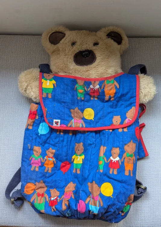 Just a Little Something Bear Backpack thumbnail