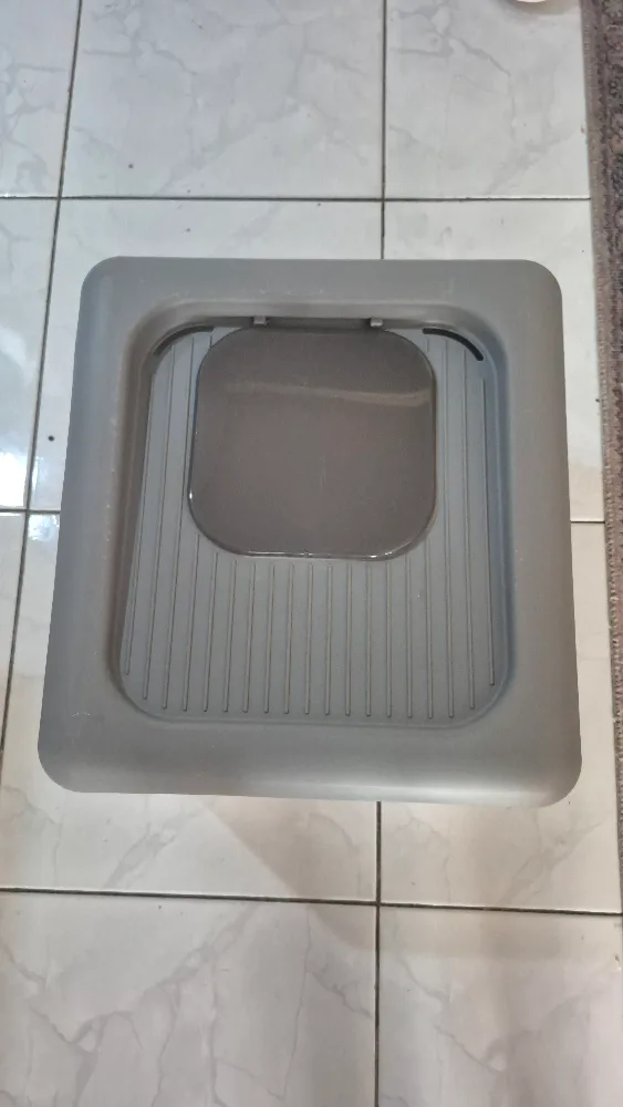 Grey Top Entry Cat Litter Box image indicator(3)