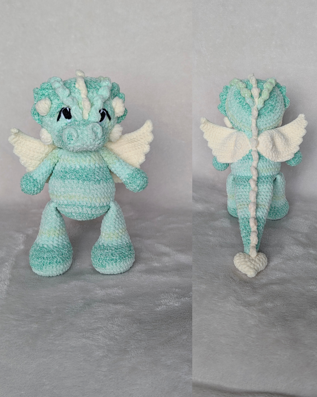 Crochet Dragon Plushie Preorder Only - photo 4